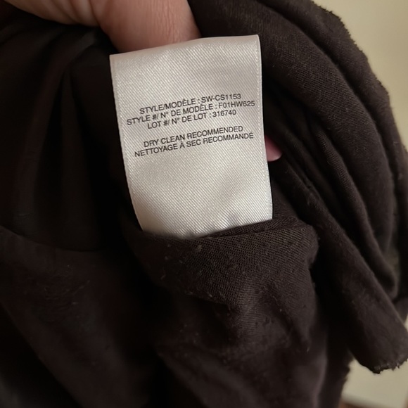 Helmut Lang Brown Asymmetric Twisted Dress - Picture 6 of 6